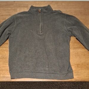 Men's Brown Quarter-Zip Sweater
